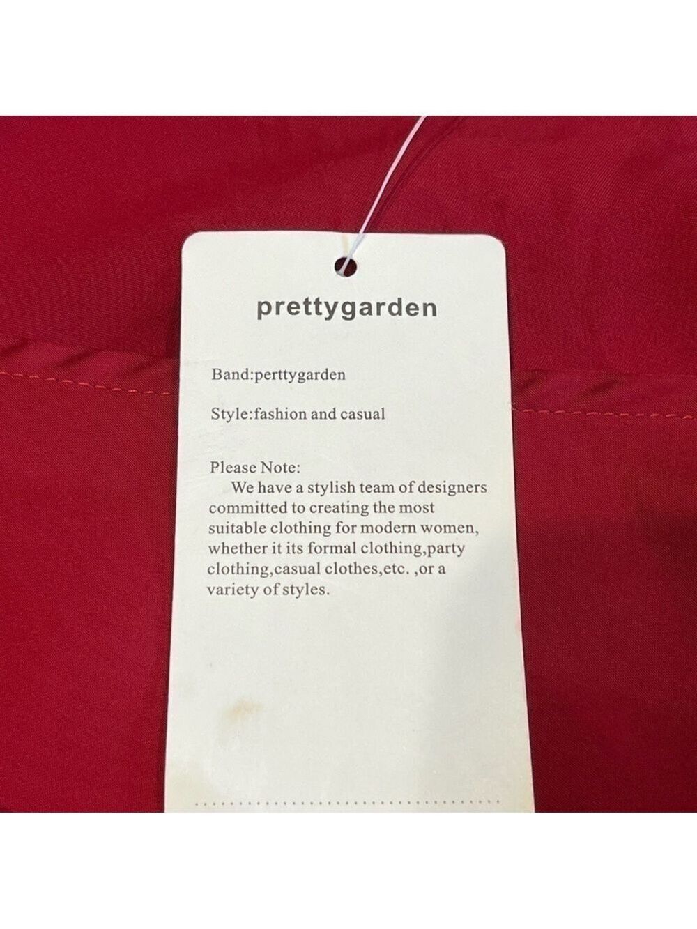 Pretty Garden Res One Shoulder Dress size M. NWT - Picture 15 of 16